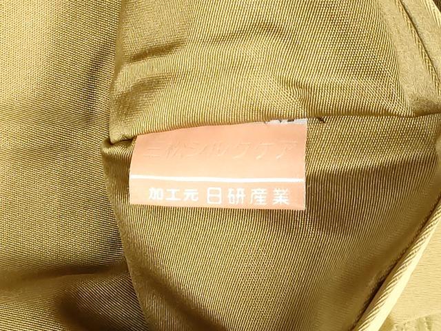 平和屋着物●九寸名古屋帯　唐織　松葉文　正絹　逸品　CABL5047hy