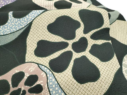 平和屋着物●全通柄　九寸名古屋帯　蓮根　正絹　逸品　CABL5081hy