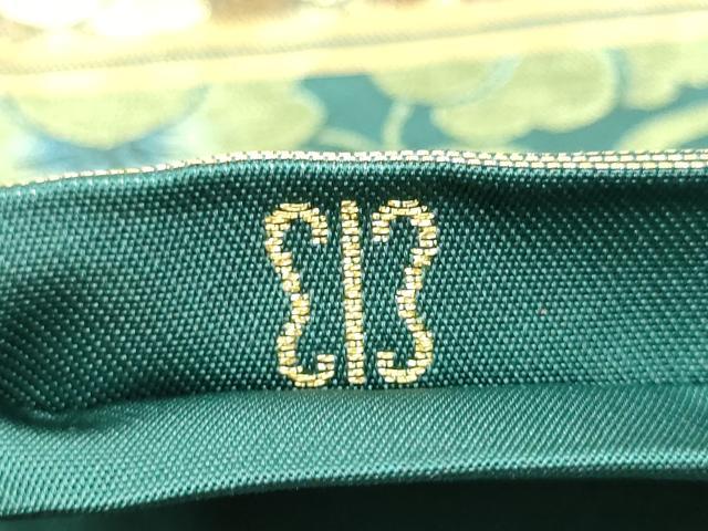 平和屋着物●西陣　川島織物　六通柄　本袋帯　花唐草文　金糸　正絹　逸品　CABL5102hy