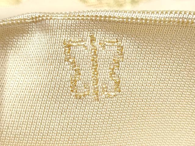 平和屋着物●西陣　川島織物　六通柄　本袋帯　正倉院花唐草文　金銀糸　正絹　逸品　CABL5144hy