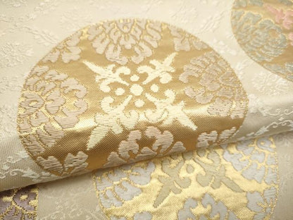 平和屋着物●西陣　六通柄袋帯　唐織　吉祥文様　正絹　逸品　CABL5146hy