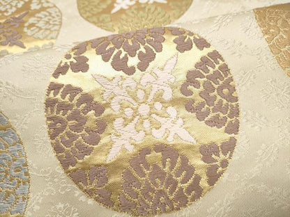 平和屋着物●西陣　六通柄袋帯　唐織　吉祥文様　正絹　逸品　CABL5146hy