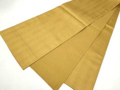平和屋着物●本場筑前博多織　全通柄袋帯　よろけ縞　正絹　逸品　CABL5153hy