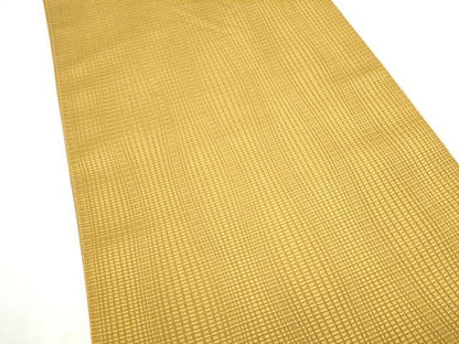 平和屋着物●本場筑前博多織　全通柄袋帯　よろけ縞　正絹　逸品　CABL5153hy