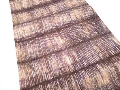 平和屋着物●両面　六通柄袋帯　霞文　正絹　逸品　CABL5199hy