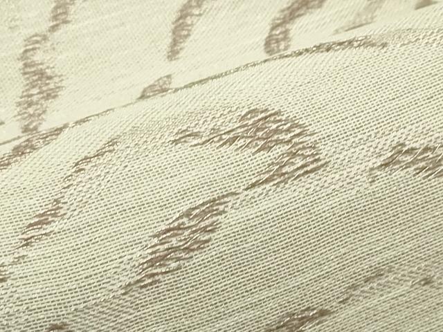 平和屋着物＊夏物　六通柄袋帯　せせらぎ　銀糸　正絹　逸品　CABL5201rv