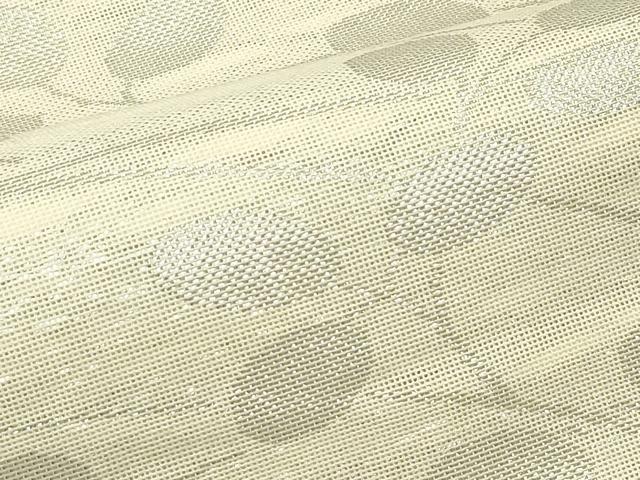 平和屋着物＊夏物　六通柄袋帯　萩　銀糸　正絹　逸品　CABL5202rv