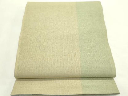 平和屋着物＊夏物　両面　六通柄袋帯　斜線文　金彩　正絹　逸品　CABL5238rv