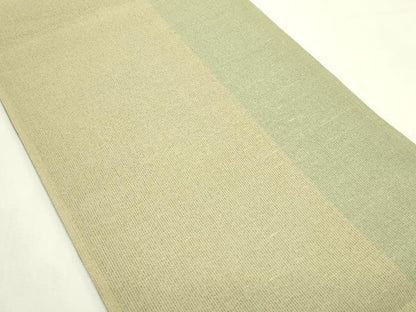 平和屋着物＊夏物　両面　六通柄袋帯　斜線文　金彩　正絹　逸品　CABL5238rv