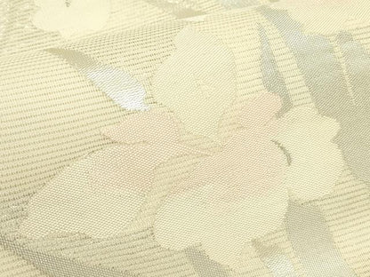 平和屋着物＊夏物　六通柄袋帯　杜若　銀糸　正絹　逸品　未使用　CABL5239rv