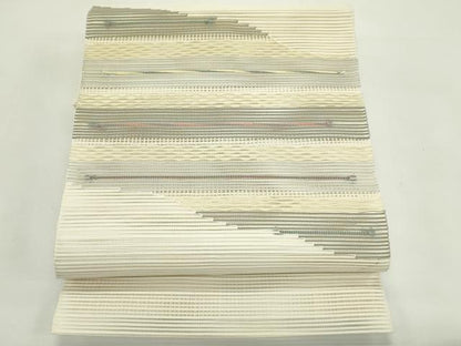 平和屋着物＊夏物　八寸名古屋帯　絽綴れ　横段文　正絹　逸品　CABL5253rv