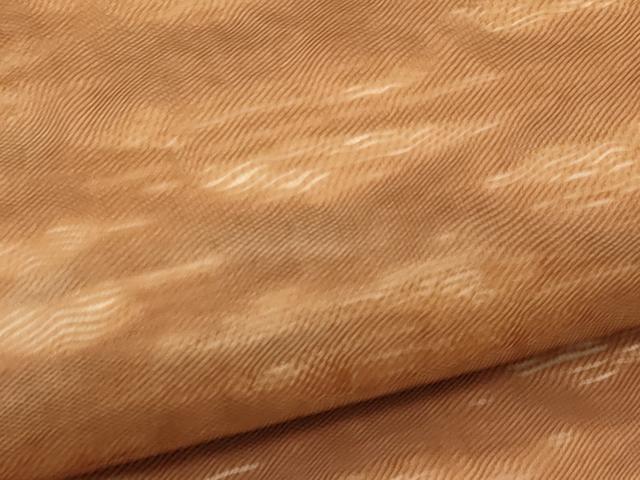 平和屋着物＊夏物　九寸開き名古屋帯　霞文　渋紙色　正絹　逸品　CABL5260rv