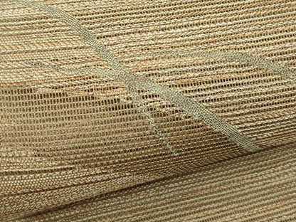 平和屋着物＊夏物　八寸名古屋帯　トンボ　芝草文　金銀糸　正絹　逸品　CABL5266rv