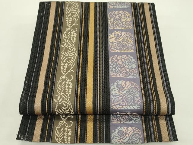 平和屋着物＊夏物　本場筑前博多織　八寸名古屋帯　羅献上　正絹　逸品　CABL5268rv