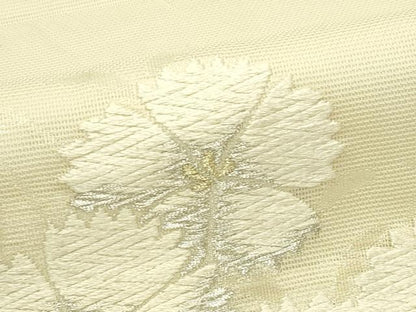 平和屋着物＊夏物　九寸開き名古屋帯　唐織　撫子　金銀糸　正絹　逸品　CABL5280rv