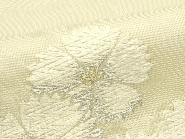 平和屋着物＊夏物　九寸開き名古屋帯　唐織　撫子　金銀糸　正絹　逸品　CABL5280rv