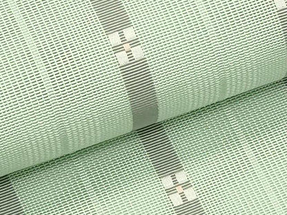 平和屋着物＊夏物　本場筑前博多織　八寸名古屋帯　間道　正絹　逸品　CABL5281rv