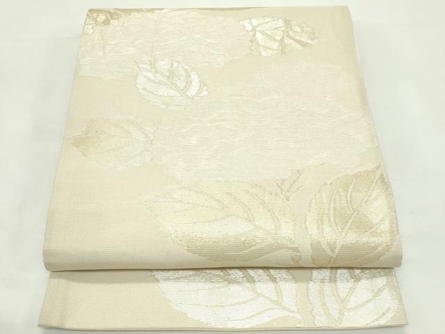 平和屋着物＊夏物　六通柄袋帯　紫陽花　銀糸　正絹　逸品　CABL5308rv