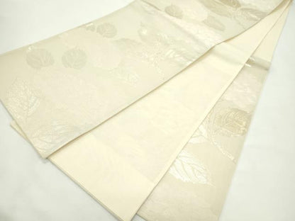 平和屋着物＊夏物　六通柄袋帯　紫陽花　銀糸　正絹　逸品　CABL5308rv