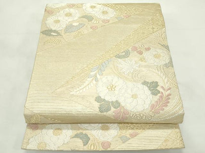 平和屋着物＊夏物　六通柄袋帯　唐織　辻が花　金銀糸　正絹　逸品　CABL5310rv