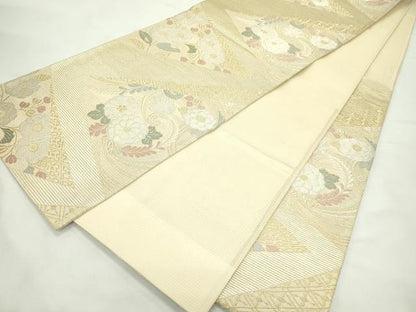 平和屋着物＊夏物　六通柄袋帯　唐織　辻が花　金銀糸　正絹　逸品　CABL5310rv
