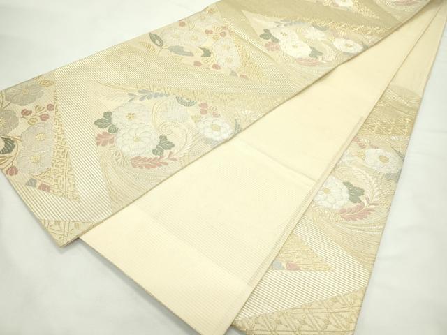 平和屋着物＊夏物　六通柄袋帯　唐織　辻が花　金銀糸　正絹　逸品　CABL5310rv