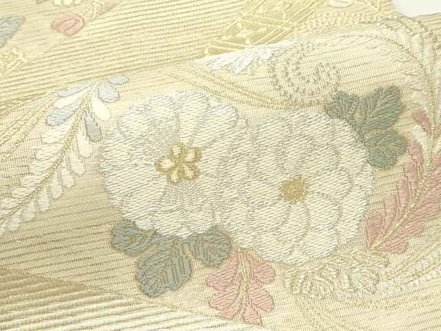 平和屋着物＊夏物　六通柄袋帯　唐織　辻が花　金銀糸　正絹　逸品　CABL5310rv