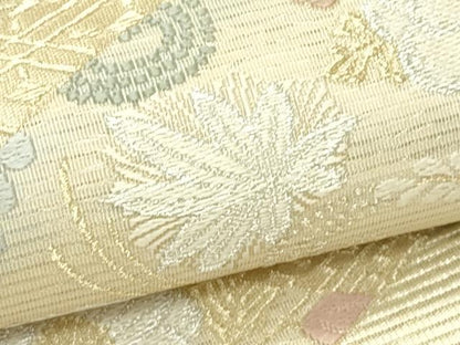 平和屋着物＊夏物　六通柄袋帯　唐織　辻が花　金銀糸　正絹　逸品　CABL5310rv