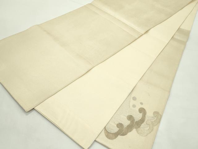 平和屋着物＊夏物　太鼓柄袋帯　立波文　金銀糸　正絹　逸品　CABL5319rv