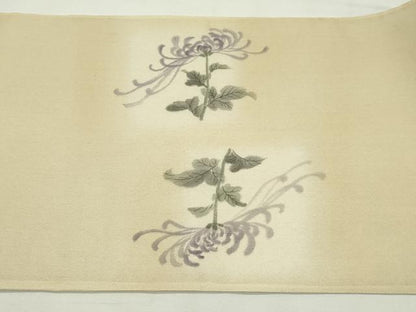 平和屋着物＊夏物　太鼓柄袋帯　手描き　乱菊　正絹　逸品　CABL5327rv