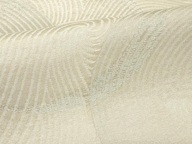 平和屋着物＊夏物　六通柄袋帯　抽象文　銀糸　正絹　逸品　CABL5338rv