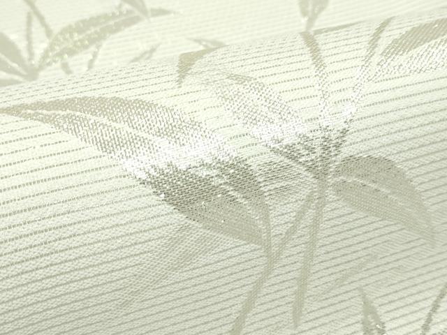 平和屋着物＊夏物　六通柄　京袋帯　流水草木文　銀糸　未使用　CABL5345rv