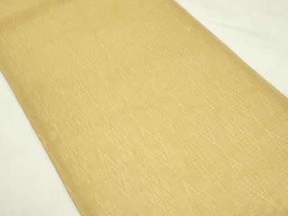 平和屋着物＊夏物　ひなや工房　くむ・あむ・おる　伊豆蔵明彦　六通柄袋帯　金華山織　横段文　金糸　たとう紙付　正絹　逸品　CABL5346rv