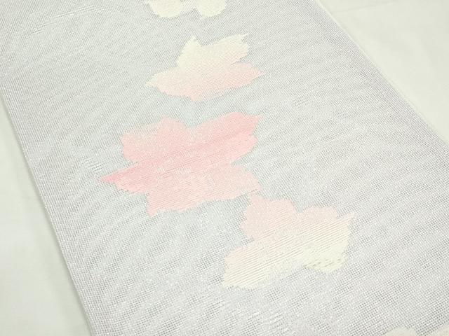 平和屋着物＊夏物　六通柄袋帯　舞花文　ラメ糸　CABL5352rv