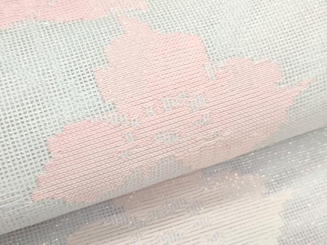 平和屋着物＊夏物　六通柄袋帯　舞花文　ラメ糸　CABL5352rv