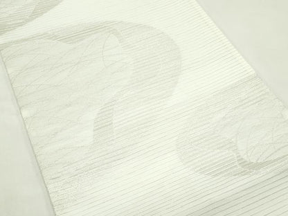 平和屋着物＊夏物　西陣　川島織物　＜英＞はなぶさ謹製　六通柄　京袋帯　芝草文　銀糸　たとう紙付き　CABL5358rv
