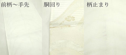 平和屋着物＊夏物　西陣　川島織物　＜英＞はなぶさ謹製　六通柄　京袋帯　立波舞花文　金糸　たとう紙付き　CABL5359rv