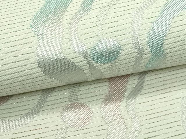 平和屋着物＊夏物　六通柄　京袋帯　流水文様　銀糸　CABL5361rv