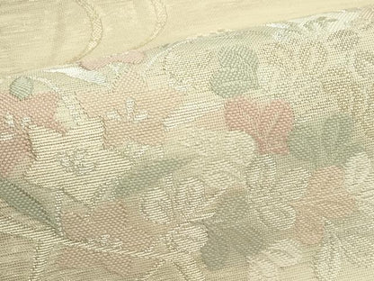 平和屋着物＊夏物　六通柄袋帯　すず風　籬秋草文　金銀糸　正絹　逸品　CABL5365rv