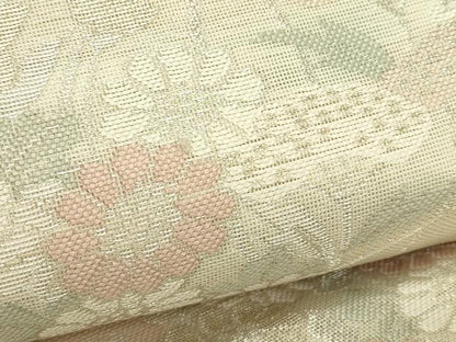 平和屋着物＊夏物　六通柄袋帯　すず風　籬秋草文　金銀糸　正絹　逸品　CABL5365rv