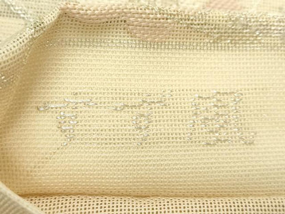平和屋着物＊夏物　六通柄袋帯　すず風　籬秋草文　金銀糸　正絹　逸品　CABL5365rv