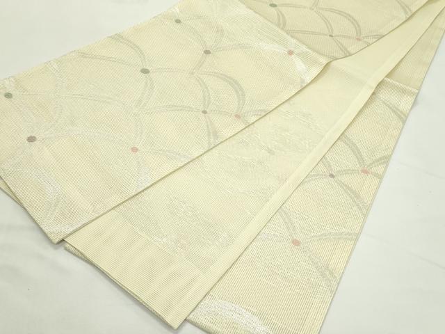 平和屋着物＊夏物　六通柄　京袋帯　露芝文　青海波　銀糸　CABL5369rv