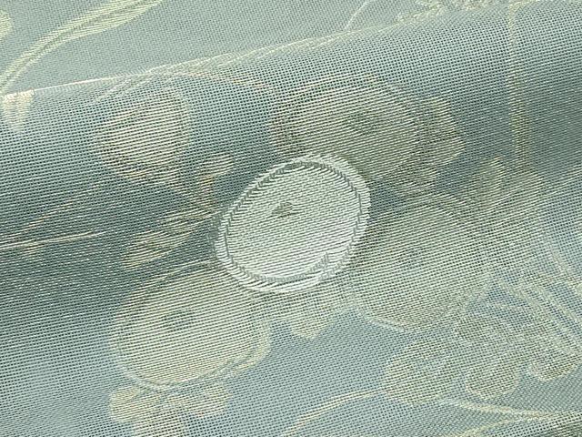 平和屋着物＊夏物　六通柄袋帯　菊　杜若　金糸　正絹　逸品　CABL5375rv