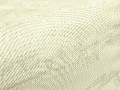 平和屋着物＊夏物　六通柄袋帯　流水笹文　銀糸　正絹　逸品　未使用　CABL5376rv