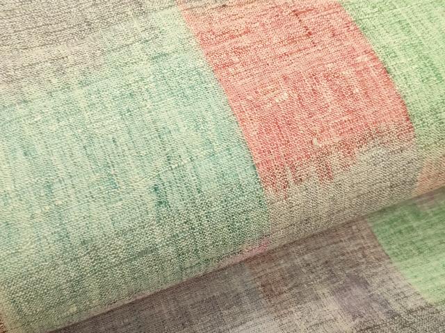 平和屋着物＊夏物　太鼓柄袋帯　抽象文　正絹　逸品　未使用　CABL5392rv