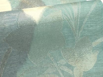 平和屋着物＊夏物　六通柄袋帯　桔梗　銀糸　正絹　逸品　未使用　CABL5396rv
