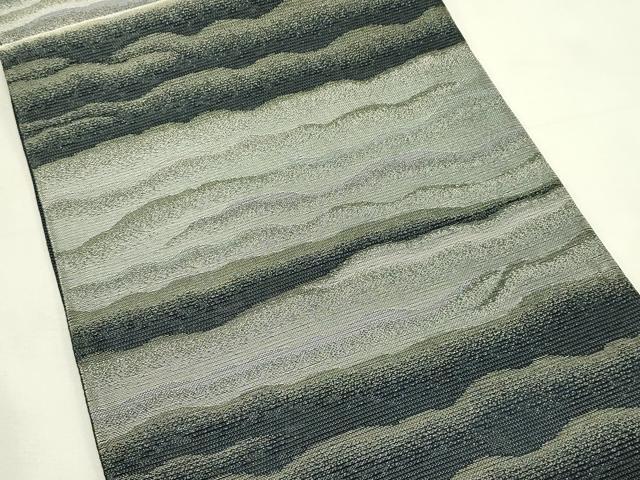 平和屋着物＊夏物　六通柄袋帯　霞文　金銀糸　正絹　逸品　未使用　CABL5401rv