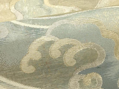 平和屋着物＊夏物　六通柄袋帯　立波文　金銀糸　正絹　逸品　CABL5402rv