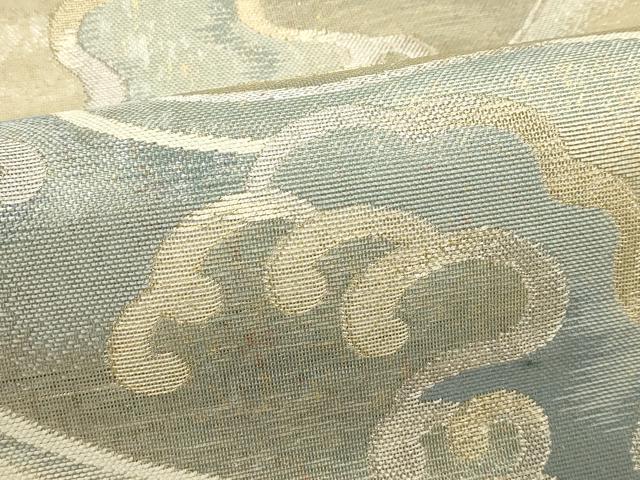 平和屋着物＊夏物　六通柄袋帯　立波文　金銀糸　正絹　逸品　CABL5402rv