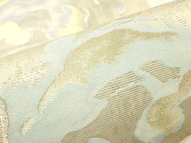 平和屋着物＊夏物　六通柄袋帯　立波丸文　金銀糸　正絹　逸品　CABL5405rv